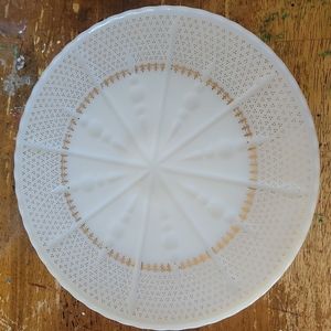 Anchor pie holder white/gold